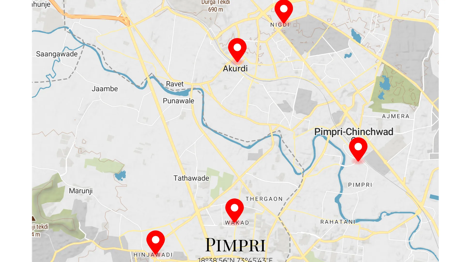 Areas We Serve Map